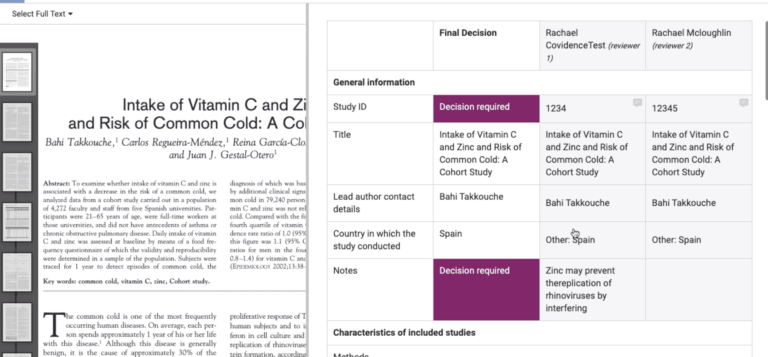 systematic literature review data extraction