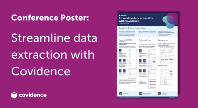 Streamline data extraction with Covidence